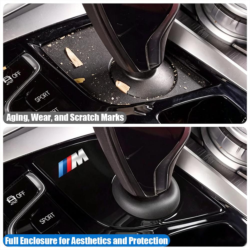 YGIE8 Car Interior Accessories Gear Shift Panel Dustproof Cap Cover Auto Decoration Stickers For BMW 5 6 Series G30 G32 6 GT G80 G06 M
