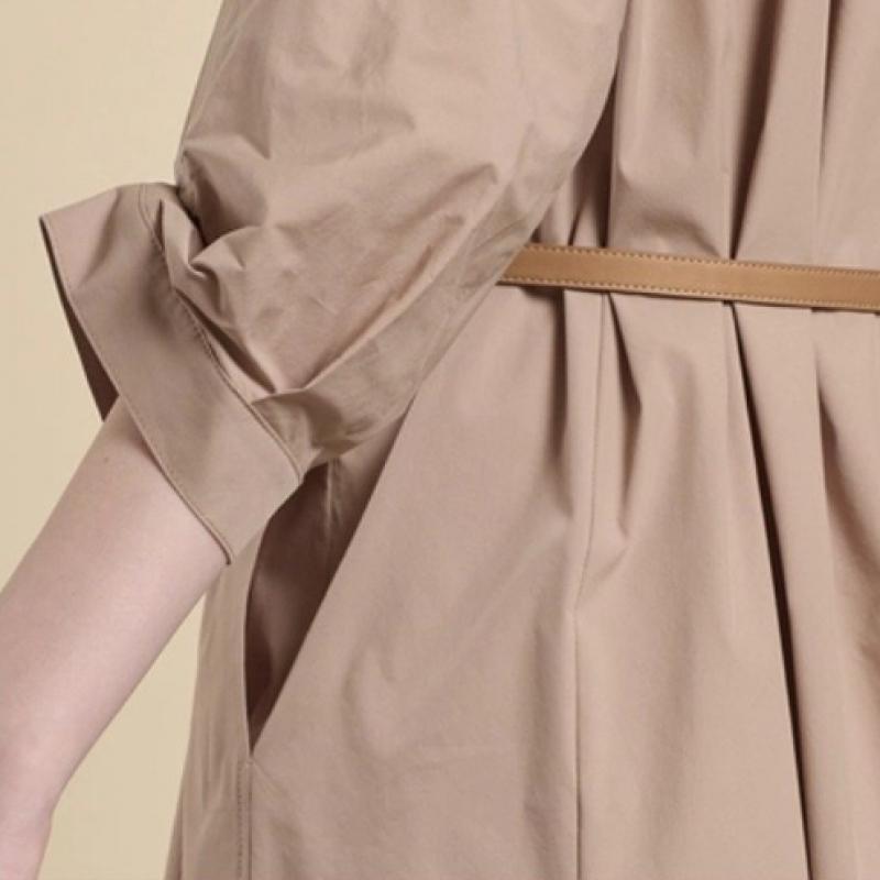 BCBG Spring Belted Roll Up Sleeve Dress B6s2o660