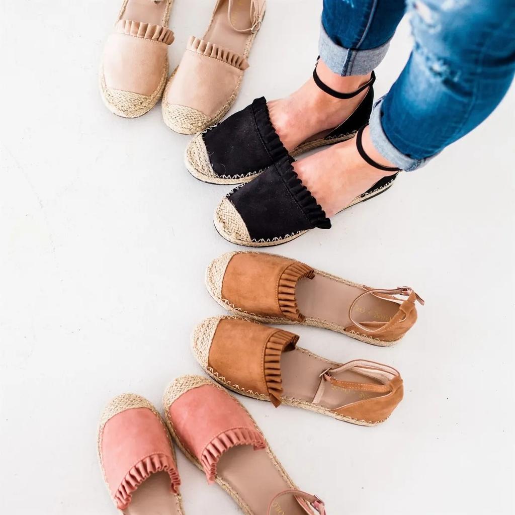Summer Women Sandals Fashion Women Closed Toe Flat Shoes Woman Female Footwear Breathable Sandalias