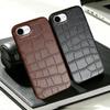 Premium Krokodilleder Hülle Für iphone 17e 16e Air 14 15 16 17 Pro Max 13 12 Mini 11 8 7 Plus Handyhülle Rückseite Hülle Tasche
