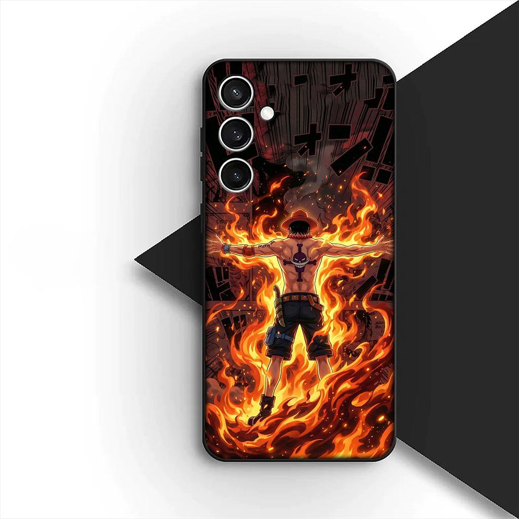 Cover for Apple iPhone 17 16 14 15 Plus Pro Max 16E ProMax + 15Plus 15+ 16+ Phone Case Anime Portgas D Ace Luffy One Piece