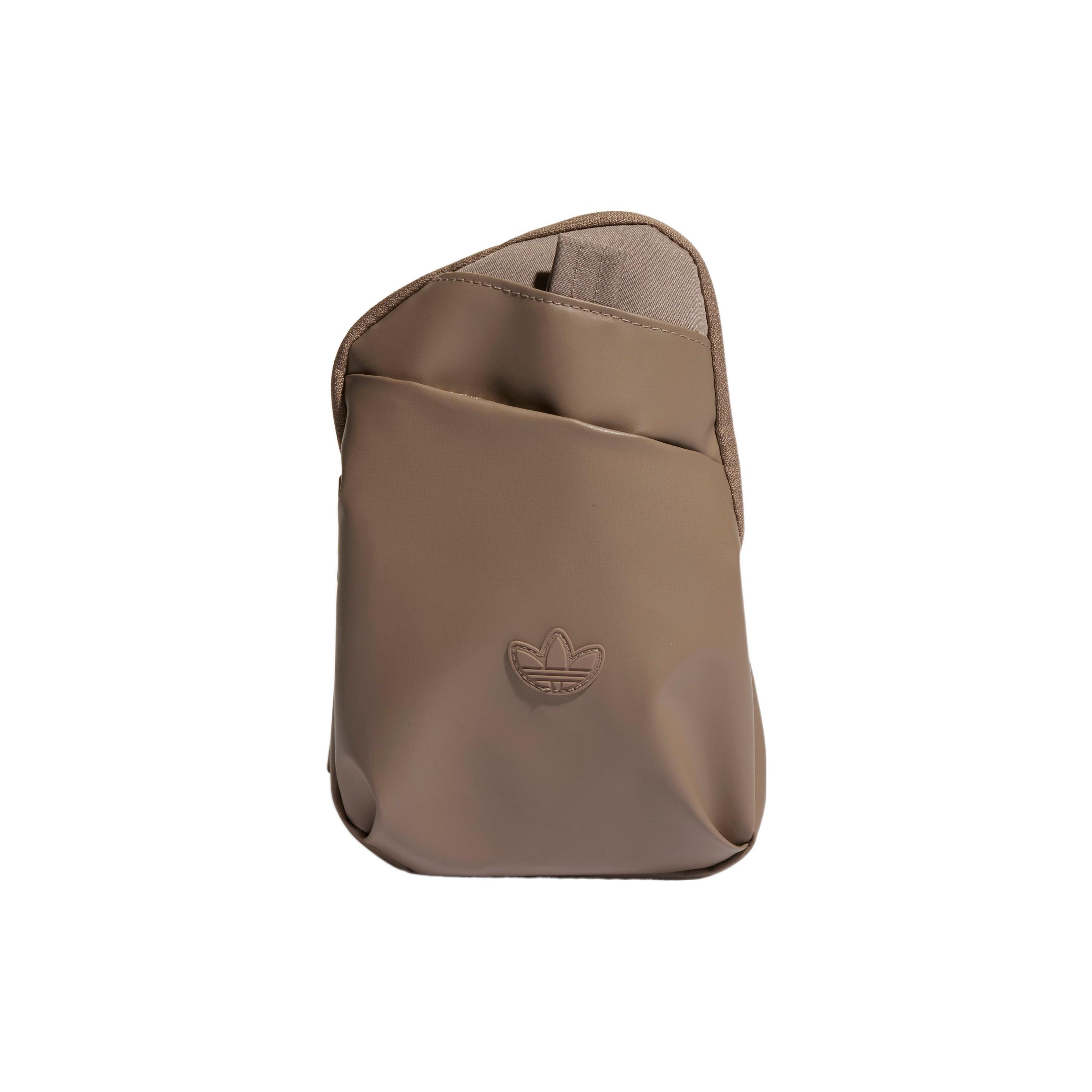 

Adidas Originals Rifta Sacoche Sports Leisure Zipper TPU Storage Shoulder Crossbody Bag Unisex bags Pink Brown HK9648 Pink Brown