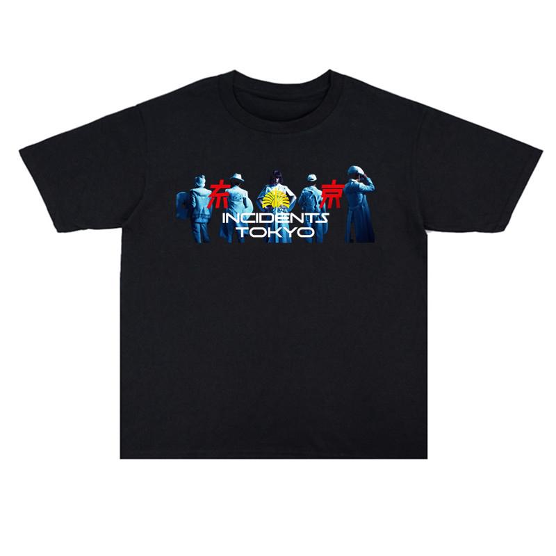 

Футболки мужские и женские из хлопка с принтом Rock Acid Jazz Tokyo Incidents Band 2025 года, высококачественная мужская футболка с коротким рукавом XXXL