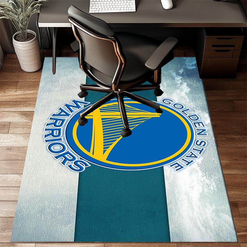 Golden State Warriors Logo Rug Game Carpet, Floor Mat for Bedroom Living Room Entryway Rug, Home Decor Idea Gift for Christmas birthday