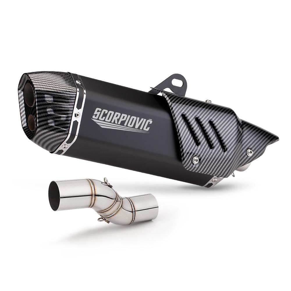 For TRK502X 502X and series motorcycles full system mid-section pipe from 2018 2019 2020 2021 Exhaust system