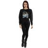 Alice In Wonderland Womens/Ladies Flowers Cotton Sweatshirt