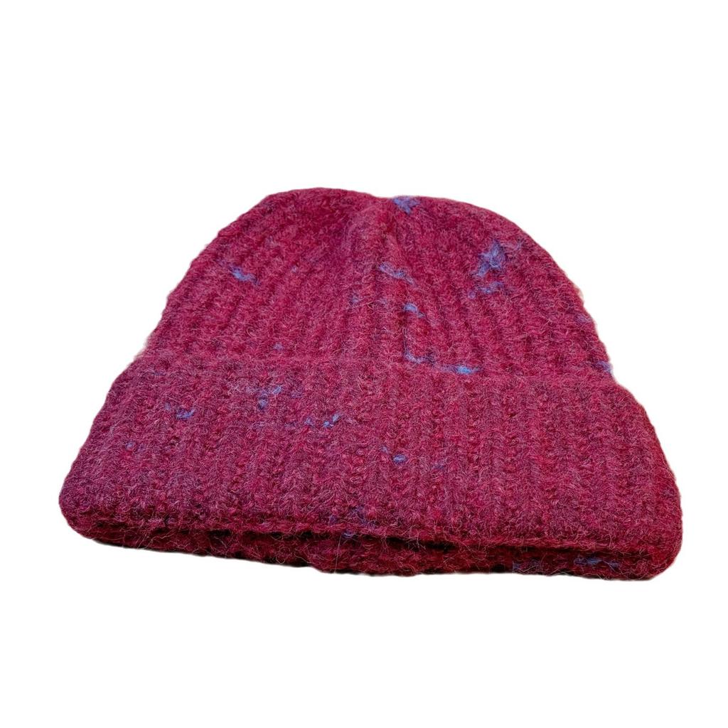 Japanese New Style Knitted Woolen Hat for Women In Autumn and Winter Women's Warm and Cold Proof Hat Showing Face Small Ear Protection Cap