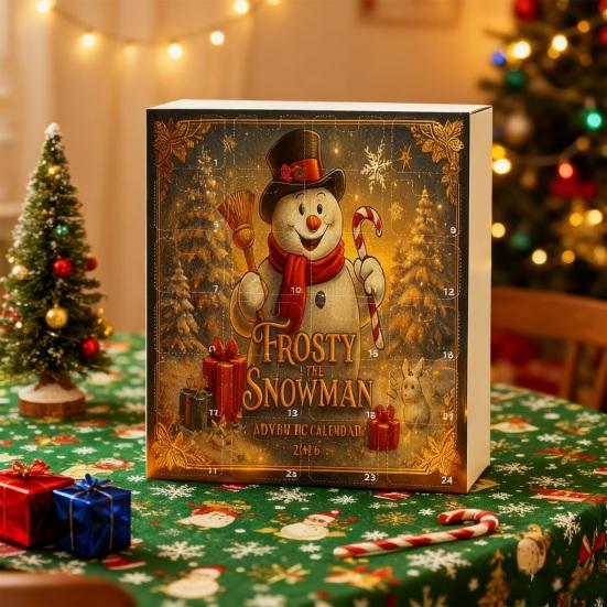 Frosty the Snowman Advent Calendar 2025 24 Days of Surprises DIY Modeling Clay Craft Gift Seasonal Advent Calendar