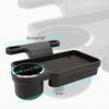 Car Rear Seat Cup Holder Foldable Back Seat Organizer Tray Car Plate Storage Rack Universal Auto Interior Accessories For Travel Daily Use