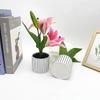 Flower Faux Lily Bonsai Tabletop Decor Interior Arrangement Photographic Prop