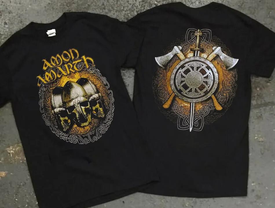 AMON AMARTH 2004 Vintage Viking Metal Graphic Band T-ShirtSTshirt Unisex T-Shirt M