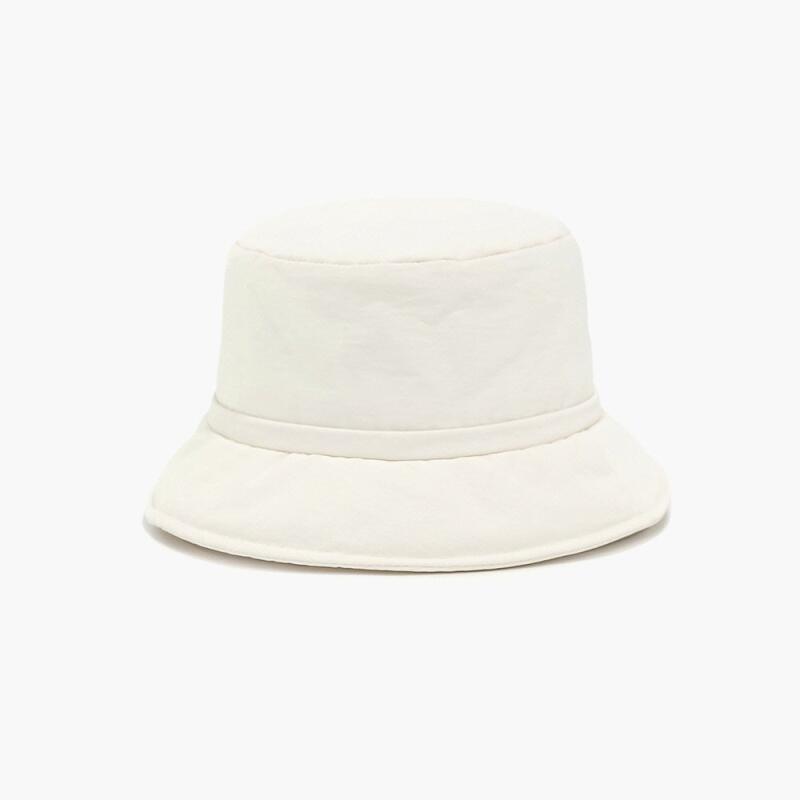 Стеганая панама-ведро Простая зимняя однотонная шляпа-ведро black