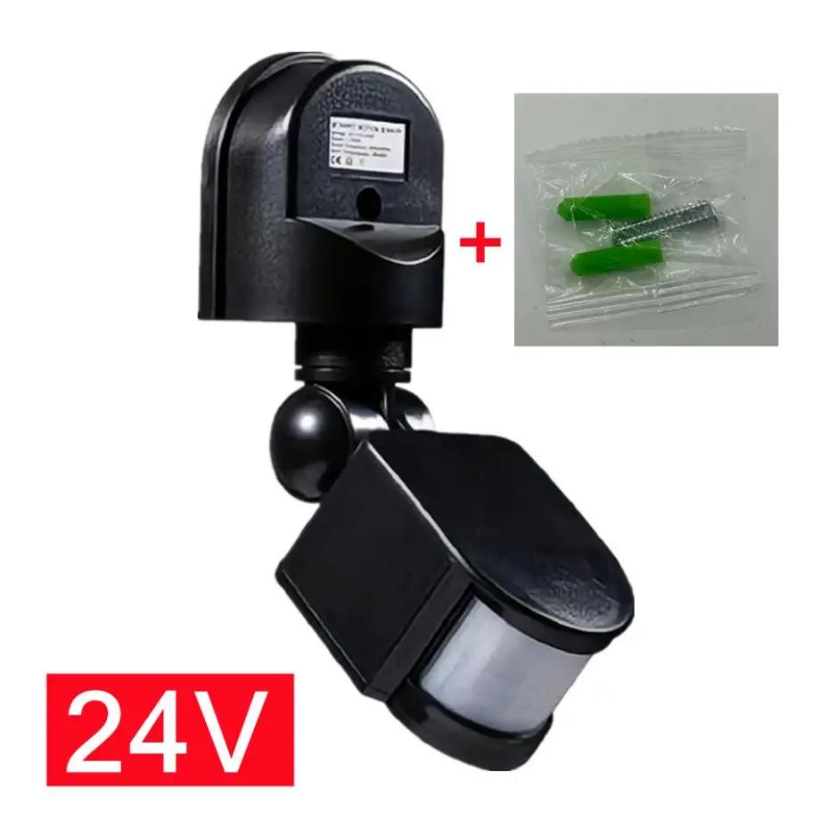 Motion Sensor LED Light 85-265V Automatic Infrared PIR Infrared Detector 180 Degree Rotating Outdoor Timer Switch Motion Sensor