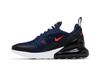 Nike Air Max 270 Blu Mezzanotte Rosso Piccante (GS)