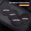 2Pcs Car Carbon Fiber Pattern Anti Slip Cup Protection Pad For BMW Mini Works Cooper F55 F56 F57 F60 F54  R50 R52 R53 R55 R56