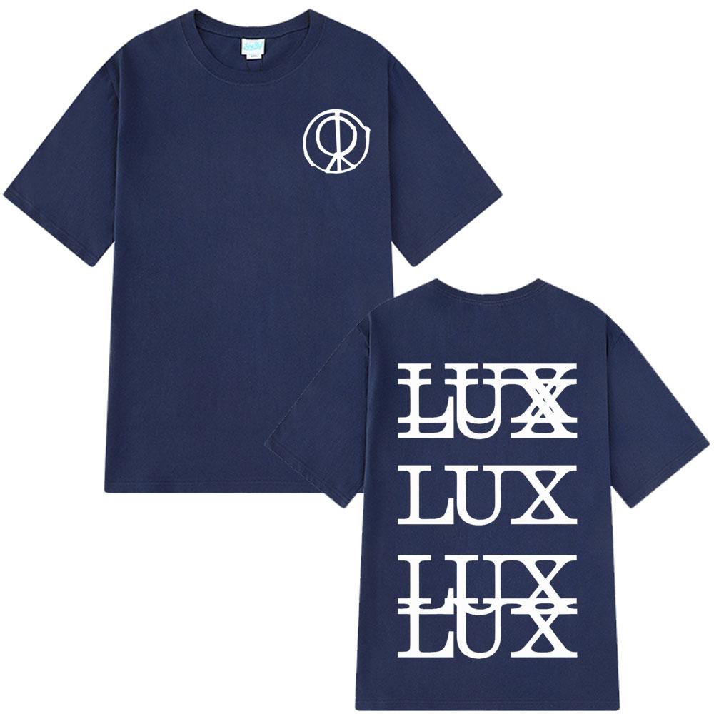 

Singer Rosalía LUX TRACKLIST Vintage Graphic Tshirts Men Women Harajuku T-shirts Summer Cotton Fashion Loose Casual T-shirts Top M