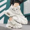 Fashion Men Chunky Sneakers Platform Shoes Outdoor Comfortable Sports Shoes for Men Lace Up Tennis Shoe New Height Increasing Male Shoes