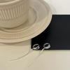 Fashion Korean Jewelry 925 Sterling Silver Tassel Chain Hoop Earring for Women Silver Earring Jewelry Manufacturer