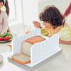 Adjustable Width Toast Slicer Foldable Bread Cutting Guide Bread Slicing Plate  Easy To Store