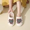 Fashion Halloween Baotou Slippers 2024 Autumn Winter New Cartoon Design Flat Bottom Anti Slip Indoor and Outdoor Wearing Cotton Shoes