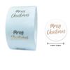 100-500Pcs High-Standard-Quality Round High-Quality Clear High-Quality Merry High-Quality Christmas High-Quality Stickers High-Quality Thank