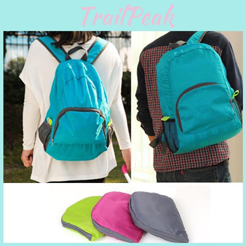 Korean Travel Style Outdoor Foldable Backpack Versatile For Hiking And Sports