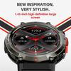 S100 KE3 Taschenlampe Smartwatch 1,43 Zoll Amoled Großer Bildschirm BT Anruf Licht Smartwatch Für Männer Outdoor Sport Fitness Tracker