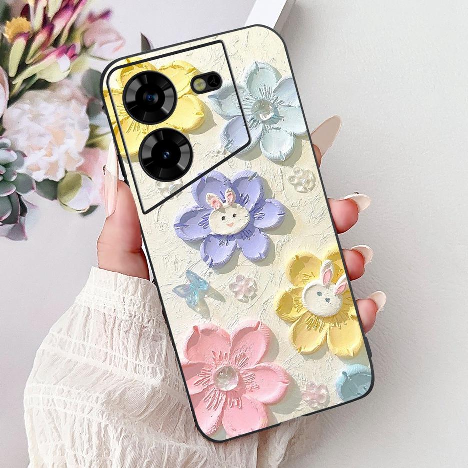 For Tecno Pova 5 Case LH7n Cute Fashion Pattern Cover Soft TPU Phone Cases For Tecno Pova 5 Pro LH8n Pova5 Pro Back Cover Bumper