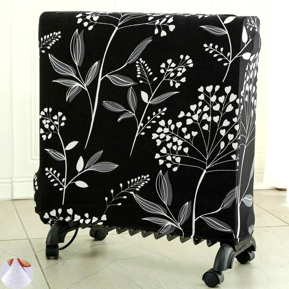 Solid Color Portable Heater Radiator Dust Cover Thickened Elastic Household Oil Tin Radiator Protective Storage Dust Covers