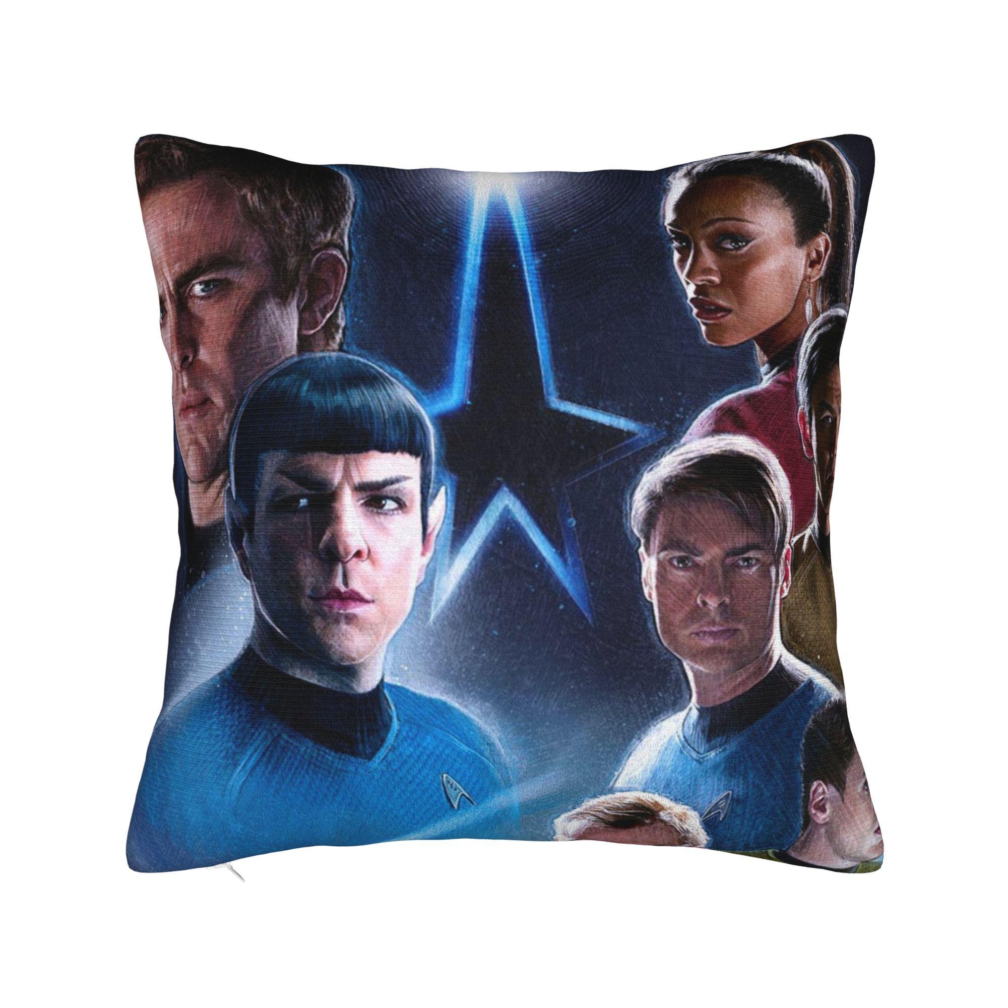 

Stars Treks Pillowcases Merch Printing Cushion Cover Decor Throw Pillow Case Cover Seat Multi-Size 12x12Inch