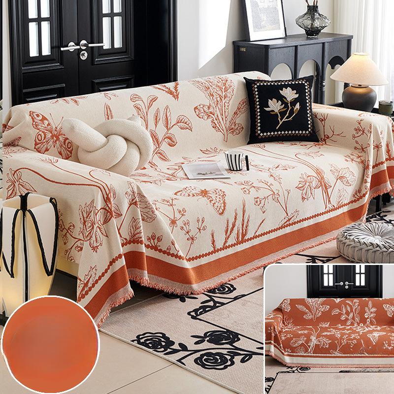 

Полотенце для дивана из шенилла, высококачественная нескользящая подушка для дивана, универсальное полотенце с полным покрытием, универсальный чехол для дивана на четыре сезона 180*130cm