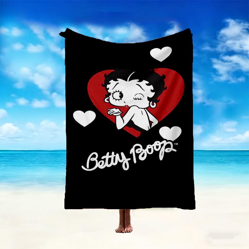 1pc Betty Boop Blanket, Cozy Printed Throw Blanket, A Heartfelt Gift for Your Family and Friends