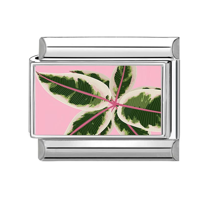 Y2K Pink Sunset Heart Butterfly Piano Star Flowers Italian Charm Links Fit 9mm Stainless Steel Women DIY Making Bracelet Jewelry