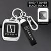 Zinc Alloy Genuine Leather Auto Intelligent Smart Key Fob Cover Cover Suitable Fit For Zeekr 001 Zeekr Nfc Card Auto Key Fob Protective Buckle Auto
