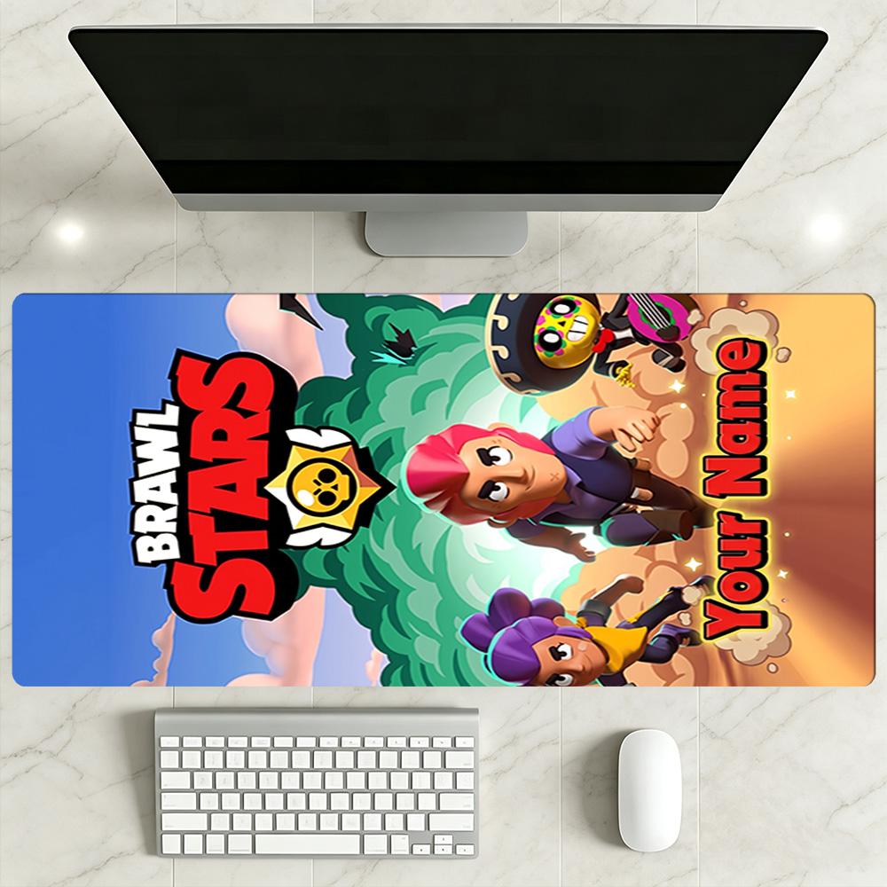 Supercell Customized Name Mouse Pad Gamer Mousepad Office Mouse Mats Non-Slip Rubber Bottom Perfect for Office Laptop Gaming Setup
