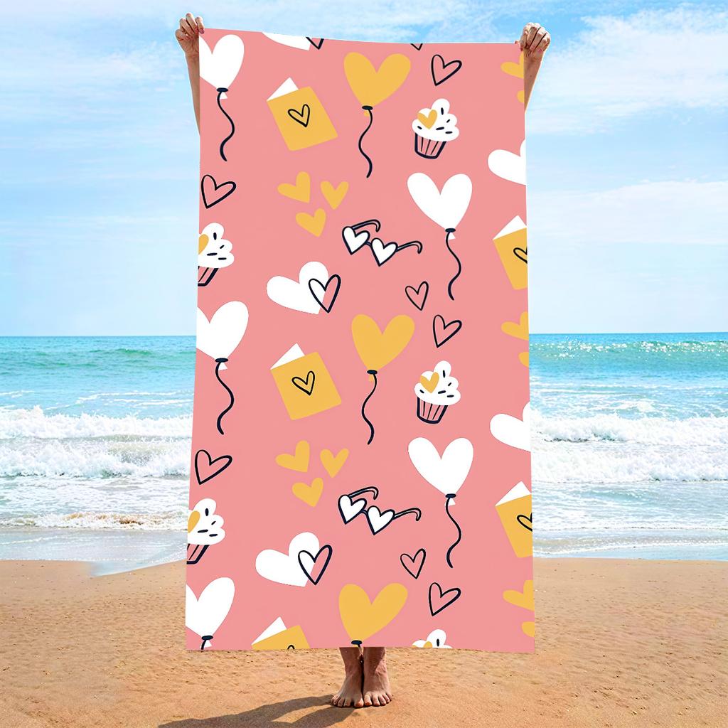 Microfiber Beach Towel Printed Beach Towel Absorbent Beach Towel 2026