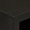 Sideboard Black 55 x 30 x 76 cm Solid Mango Wood and Iron