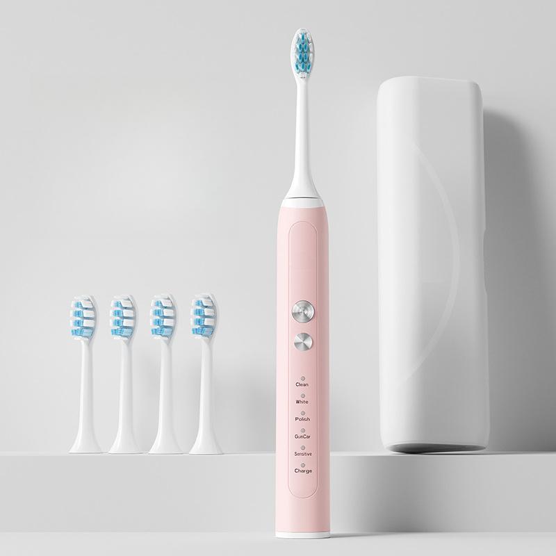 Sonic Electric Toothbrush Wireless Induction Charging Automatic Intelligent Electric Toothbrush Adult Soft Hair Waterproof Gift