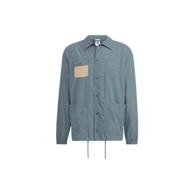 adidas Originals Adidas Originals X CHARR Jackets Unisex Blue Lapel Moderate Workwear HR3461