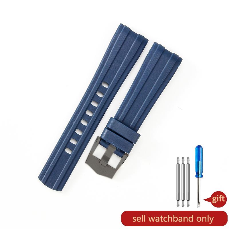 Brand Quality 20mm Soft Rubber Silicone Watch Band Buckle Grind Arenaceous Belt Special For Omega strap For Seamaster 300 logos