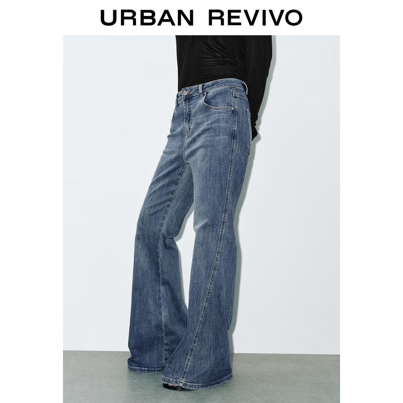 UR Women's Washed Flare Jeans UWB850004