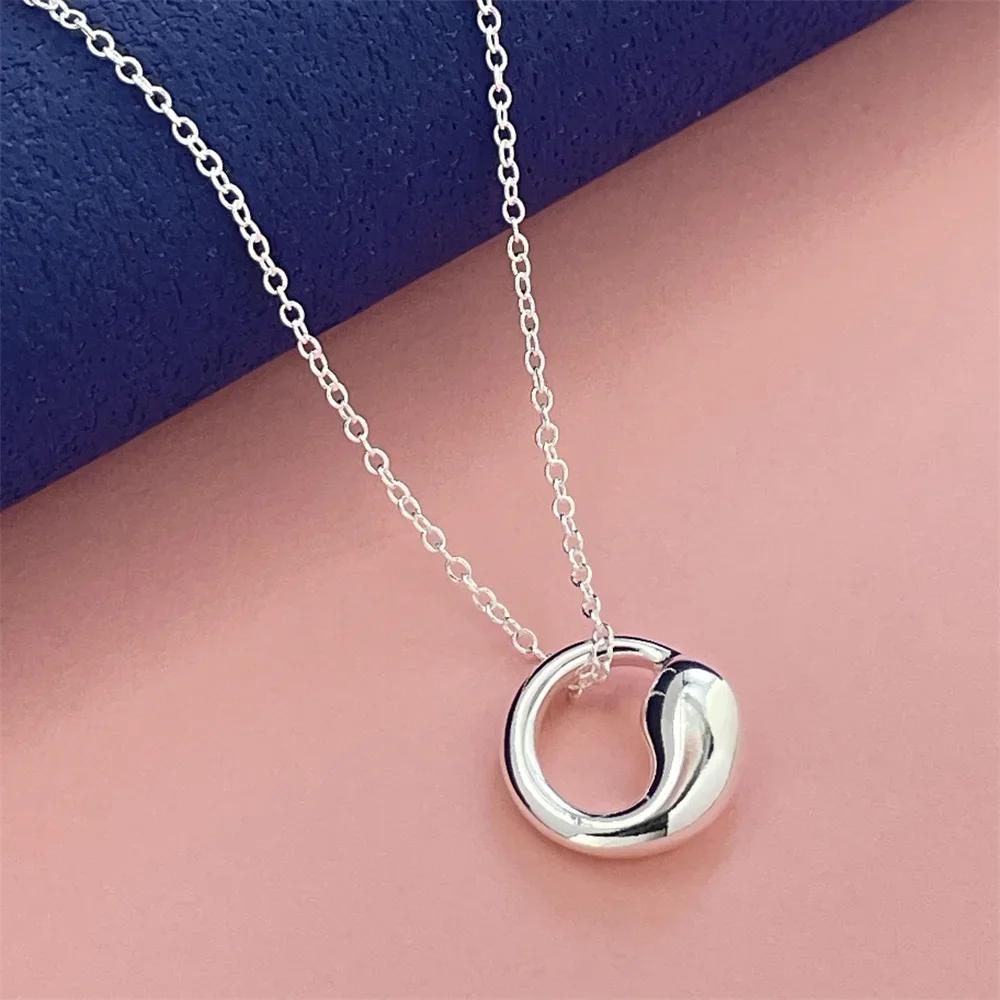 Подвеска-круг Тай-чи, Женская Парная Простая Роскошная Банкетная Свадебная Ювелирное Изделие в Подарок на День Рождения