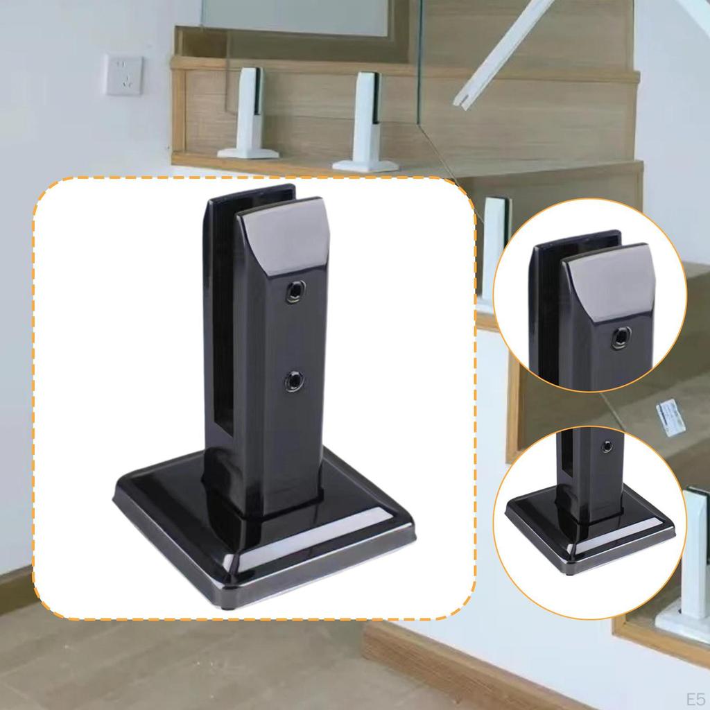 Floor Clamp 10-13 Mm Thick with Screw Square Pool Fence Spigot Glass Spigots for Staircase Balcony