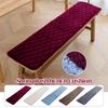 Winter Warm Verdicken Plüsch Lange Bankauflage Mahagoni Bank Kissenbezug Massivholz Sofa Rechteckige Karten Sitzkissen