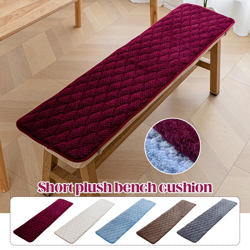 Winter Warm Verdicken Plüsch Lange Bankauflage Mahagoni Bank Kissenbezug Massivholz Sofa Rechteckige Karten Sitzkissen