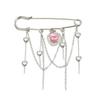 Love Moon Element Tassel Brooch Clothing Light Luxury Functional Pin Accessories