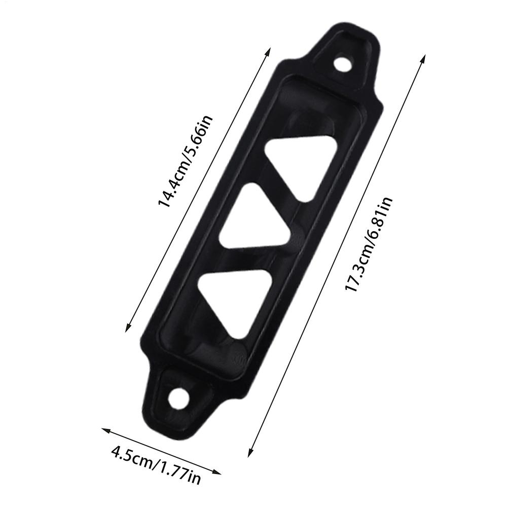 Car Battery Holder Battery Tie Down Bracket Triangular Tray Aluminum Alloy Lock Accessories For Truck Marine Automobile RV