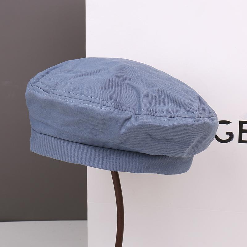 Spring and Autumn Fashion Show Face Small Beret Children Casual Big Head Circumference Painter Hat Women Newsboy Hat