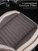 Universal Cotton Linen Car Seat Cover - Four Seasons Enveloping Fabric Cushion