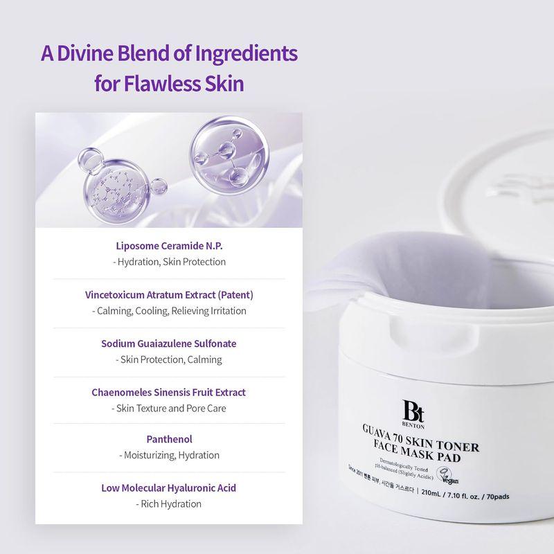 Benton Guava 70 Skin Toner Face Mask Pad (70pads)